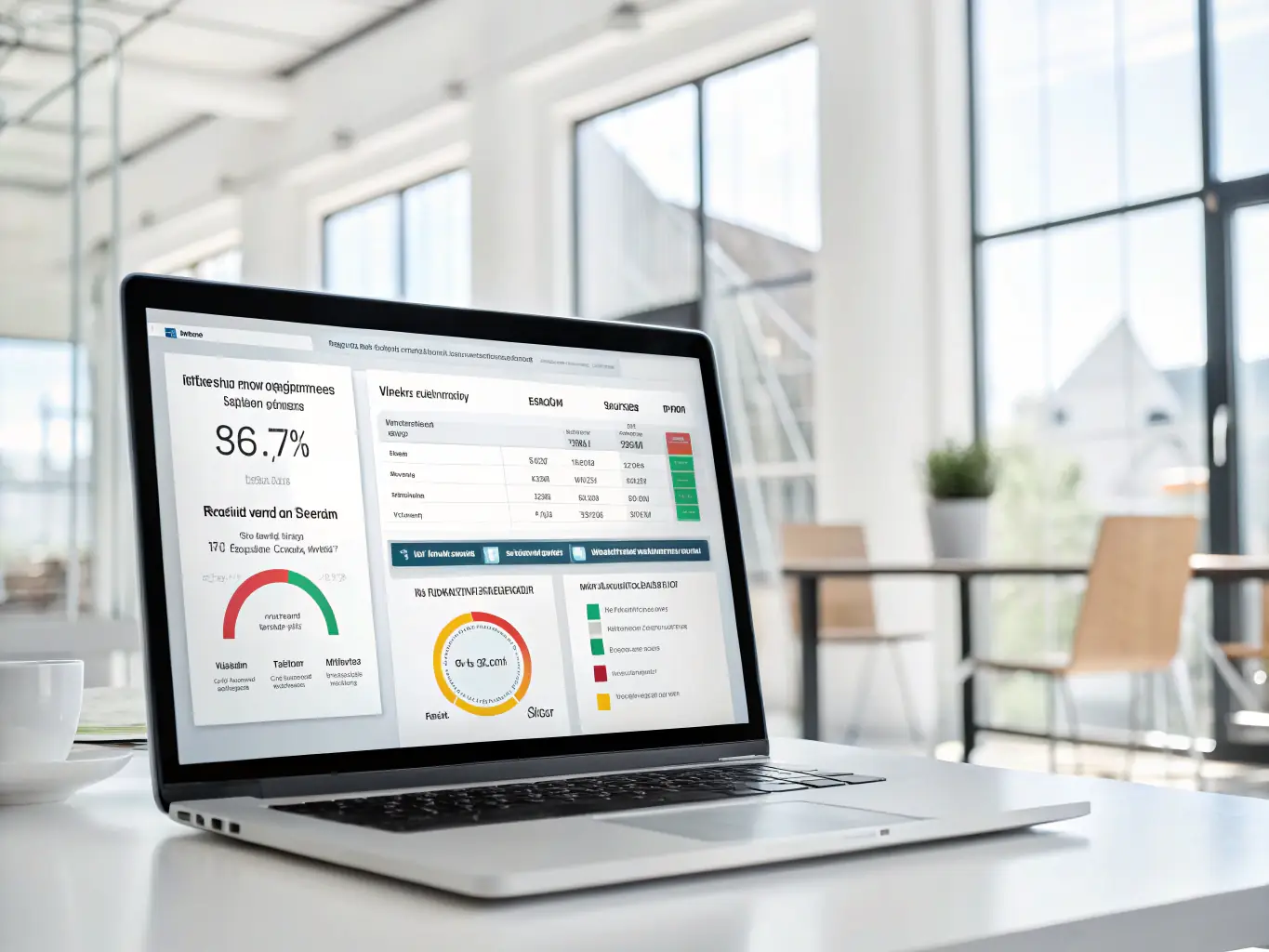 A visual representation of software optimization, showing improved performance metrics and system efficiency.